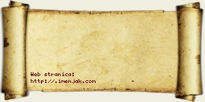 Hana Radnović vizit kartica